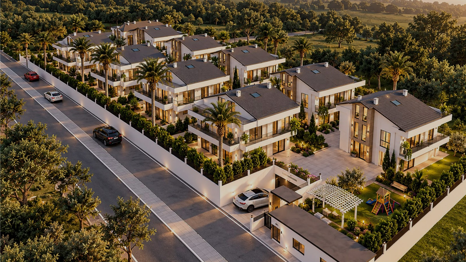 Modern kent silueti